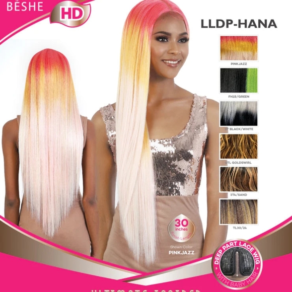Black Beshe Brand "Hana" Wig - Picture 1 of 7